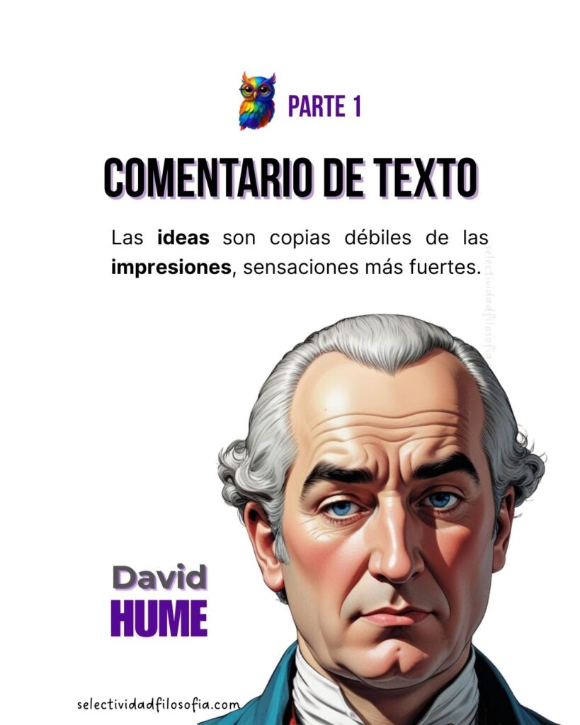 PAU 2025 FILOSOFIA EN ISLAS BALEARES, parte 1 del examen comentario de texto de Hume