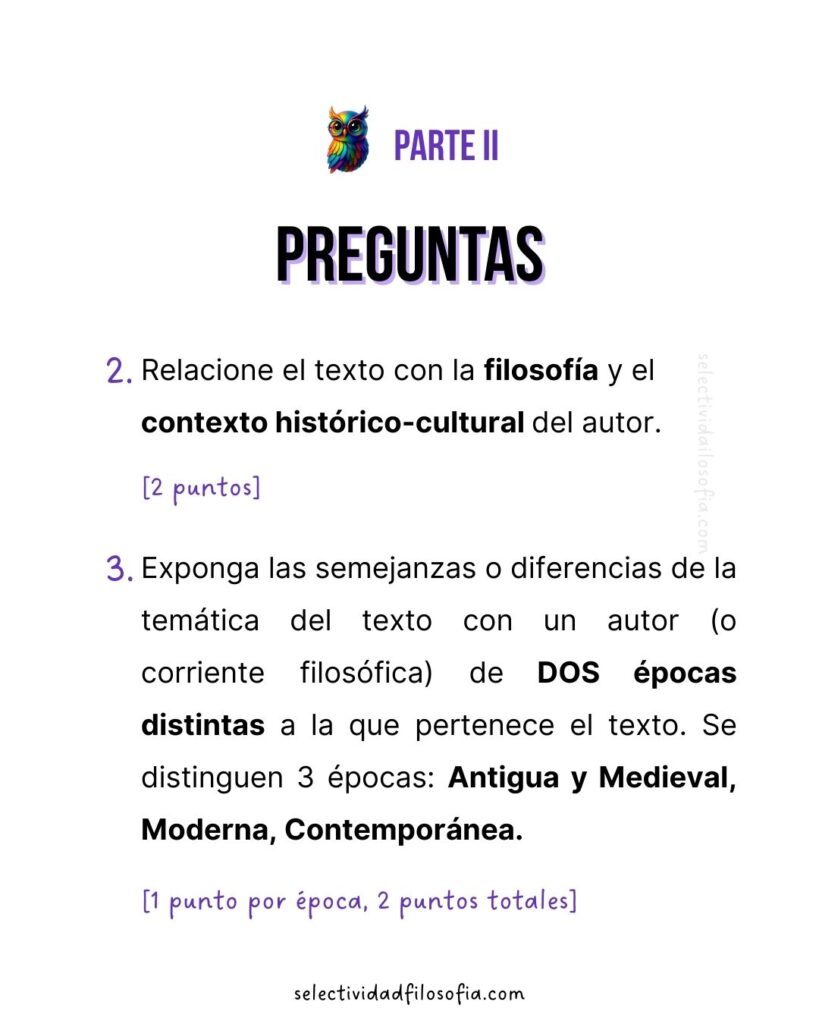 PAU 2025 FILOSOFÍA CANTABRIA examen de selectividad, pregunta de desarrollo sobre contextualización histórico-cultural de Hannah Arendt y Santo Tomás de Aquino y establecimiento de semejanzas y diferencias del tema del texto con otros autores.