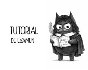 Tutorial de examen de Descartes con ilustración SeleFilo