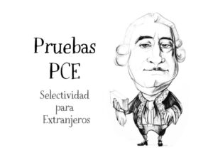Ilustración de Hume de Nacho García con título “Pruebas PCE - Selectividad para Extranjeros”, en el blog educativo “SeleFilo” de preparación para las pruebas de Filosofía PAU y PCE, de Esther Varela.