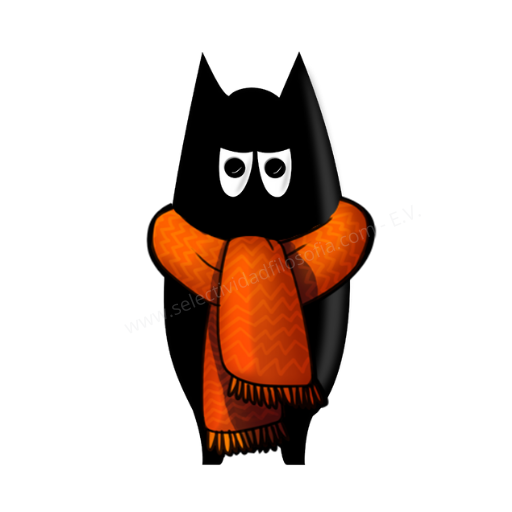 Versión del logo de Selectividad Filosofía - E.V. con bufanda